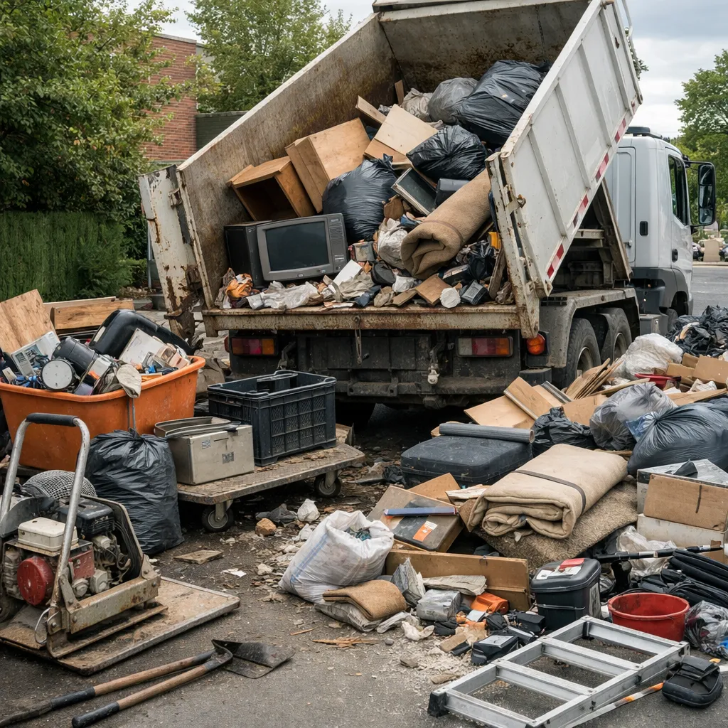 Évacuation d'encombrants et déchets en Île-de-France - Kone Multiservices